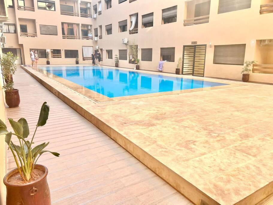 Cozy&Elegant Apartment/Pool/City Center/Gueliz Marraquexe Exterior foto