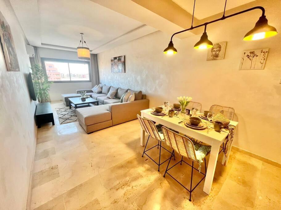 Cozy&Elegant Apartment/Pool/City Center/Gueliz Marraquexe Exterior foto
