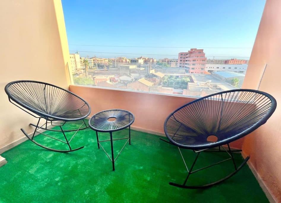 Cozy&Elegant Apartment/Pool/City Center/Gueliz Marraquexe Exterior foto